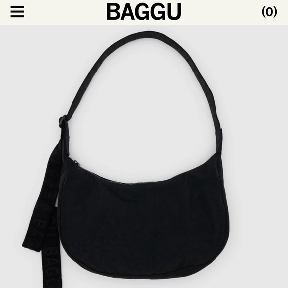 BAGGU Medium Nylon Crescent Bag - Picture 6 of 10